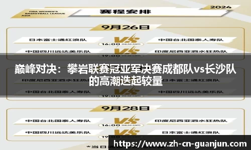 巅峰对决：攀岩联赛冠亚军决赛成都队vs长沙队的高潮迭起较量